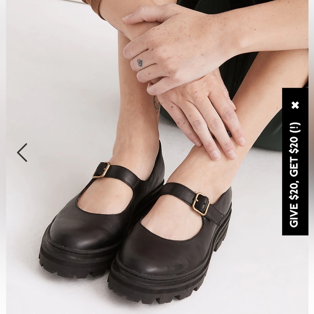 Madewell Freya Platform Lugsole Mary Jane